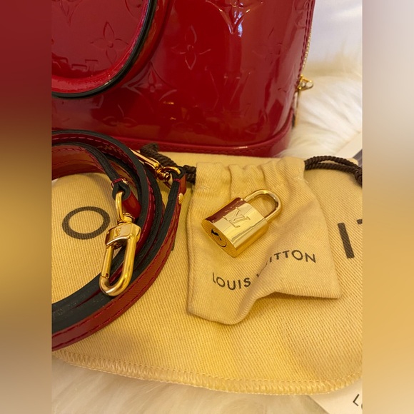 -SOMEWHAT RARE-💯% Authentic Vuitton Alma BB Rose Indien - Picture 3 of 17